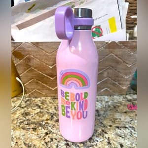 More Than Magic Pink Be Bold Be Kind Be You Rainbow Kids Water Bottle